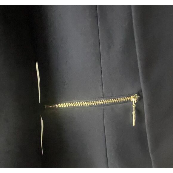 Evan-Picone Black Label Navy Open Front Blazer Jacket Size 6 NWT - Picture 5 of 15